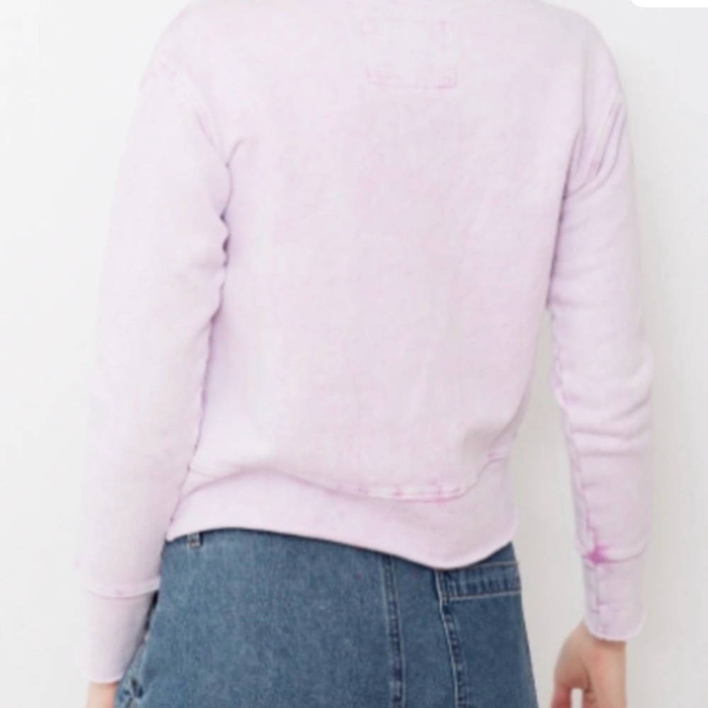 Frank & Eileen | Boyfriend Lavender Crewneck Sweatshirt Top Women’s Size Small - Picture 9 of 11